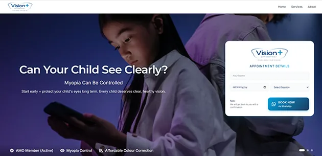 Vision Plus Optometrist screenshot